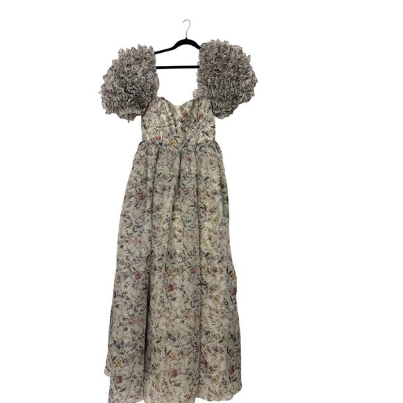 Selkie Women's The Wildflower‎ Kilburn Demoiselle Gown Floral large Bridgerton - Picture 4 of 12